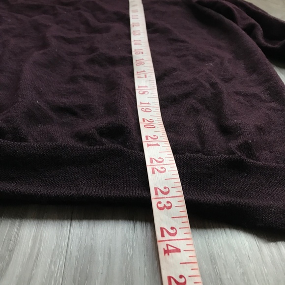The Mens Store Sweater Maroon Wool Crew Neck Long Sleeve Mens M - Picture 4 of 9